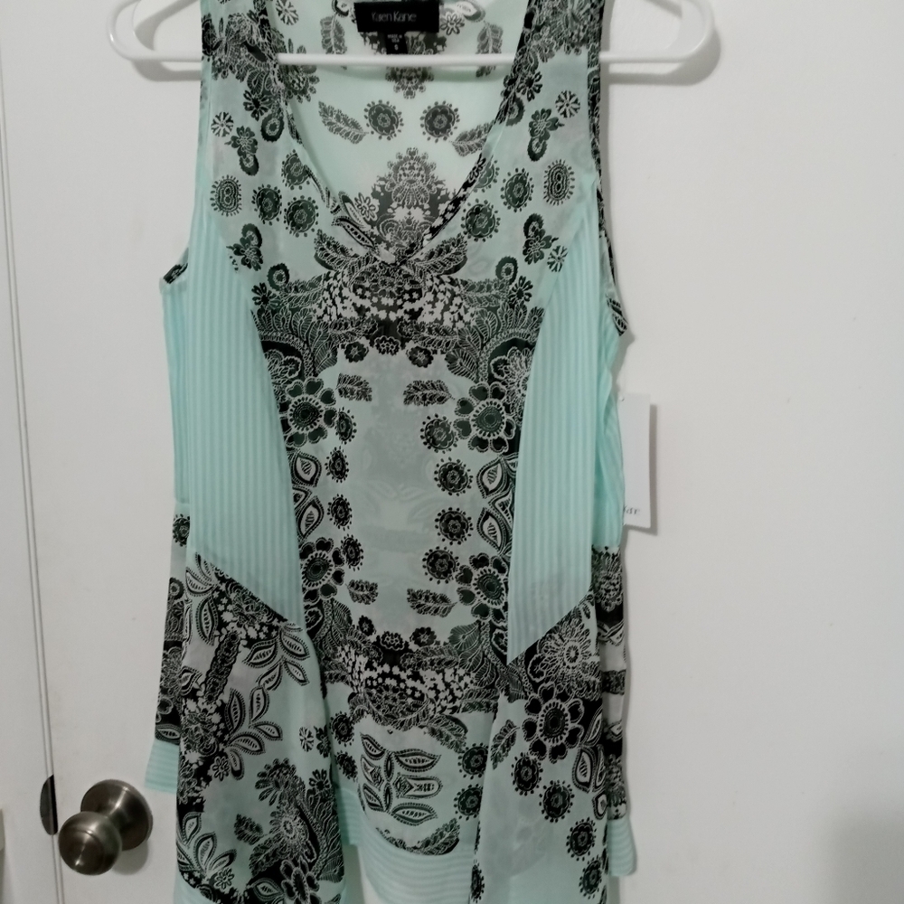 Karen Kane South Pacific Handkerchief top